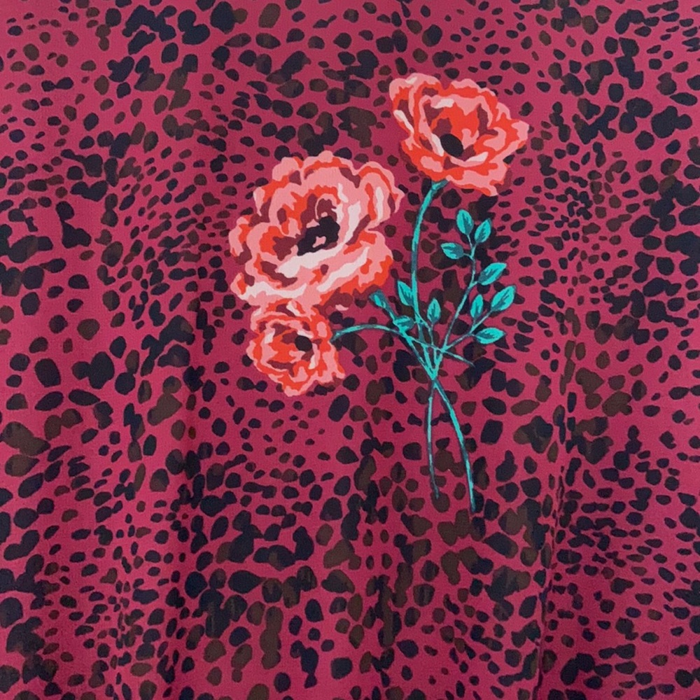 Floral Ruffle Mini Dress. - Picture 7 of 8